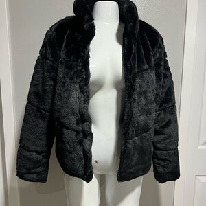 Ambiance Black Teddy Jacket